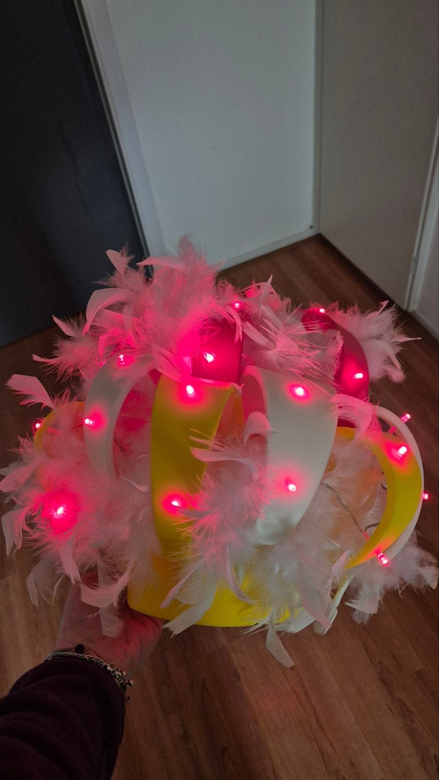 foam hoed carnaval, Ophalen, Carnaval