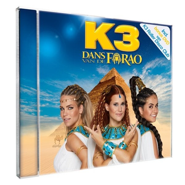 K3. Dansen van de Farao. CD+DVD. Komt uit Belgie., Ophalen of Verzenden, Nieuw in verpakking, Muziek, 6 tot 9 jaar