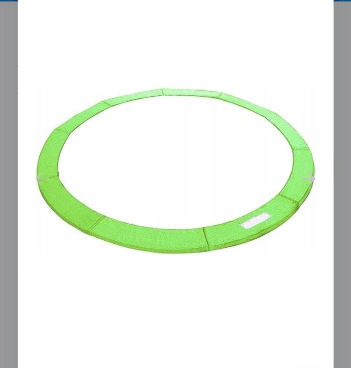 Trampoline Veiligheidsnet & Randkussen - 8FT Groen, Ophalen, Nieuw