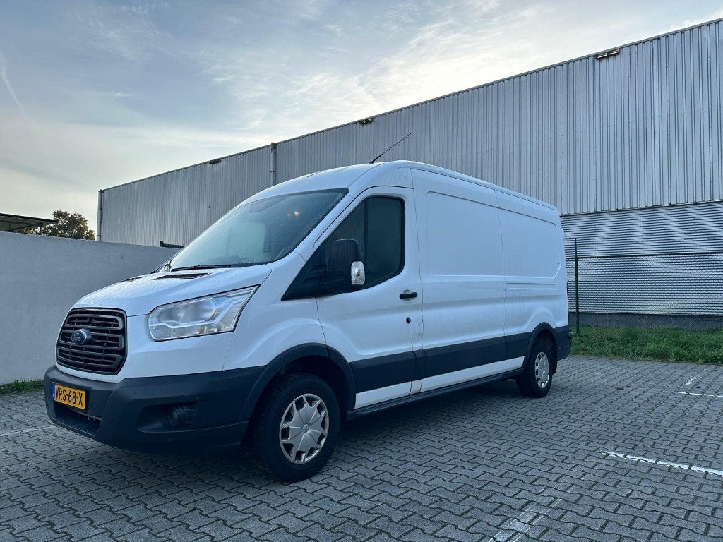Ford Transit GB 310 L3h2 Tdci 130pk FWD 2018 Wit, Voorwielaandrijving, Stof, 1995 cc, 4 cilinders