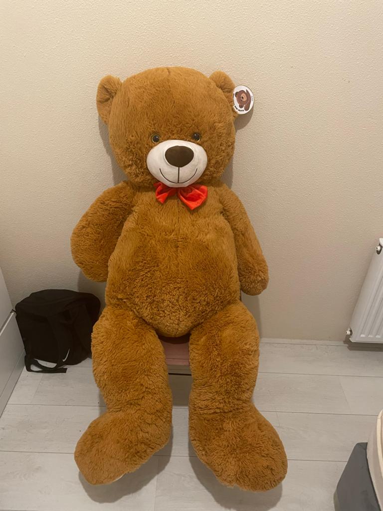 XXL Klassieke Teddybeer - Grote Knuffelbeer Collectie, Overige merken, Overige karakters, Beer, Nieuw