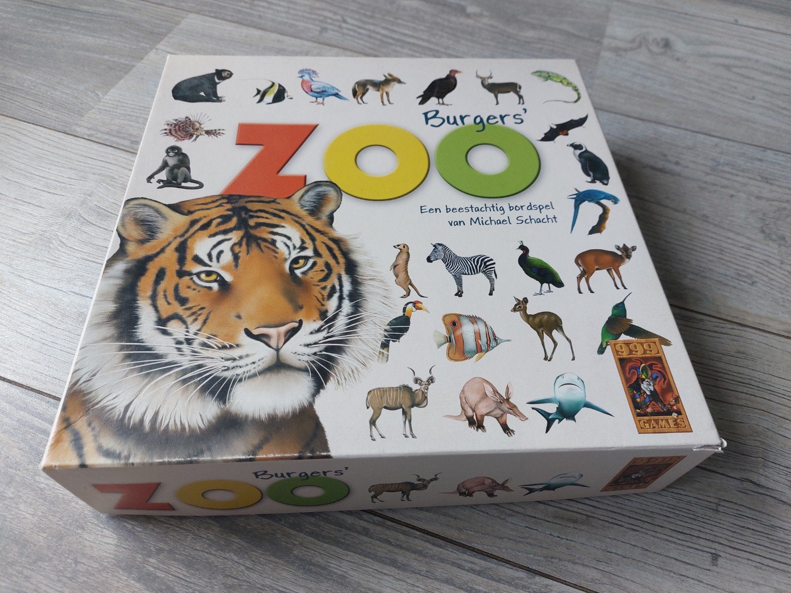 Burgers' Zoo bordspel, Ophalen of Verzenden, Zo goed als nieuw, 999 Games