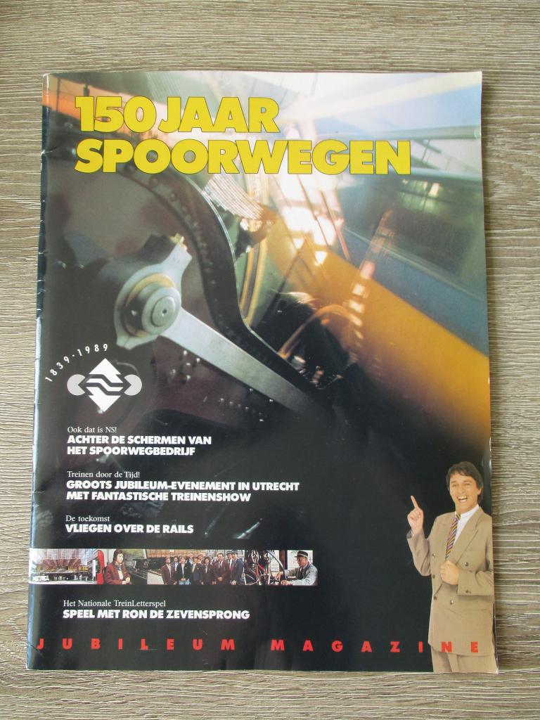 150 jaar spoorwegen 1839 - 1989, Ophalen of Verzenden, Gelezen, Tractor en Landbouw