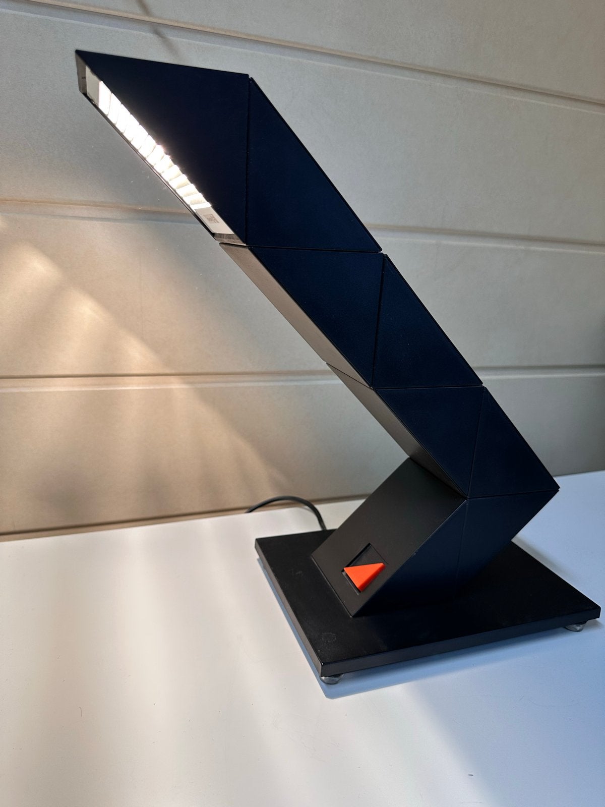 Vintage E/lite T3505 Zig Zag Tafellamp - Design Klassieker, Ophalen of Verzenden