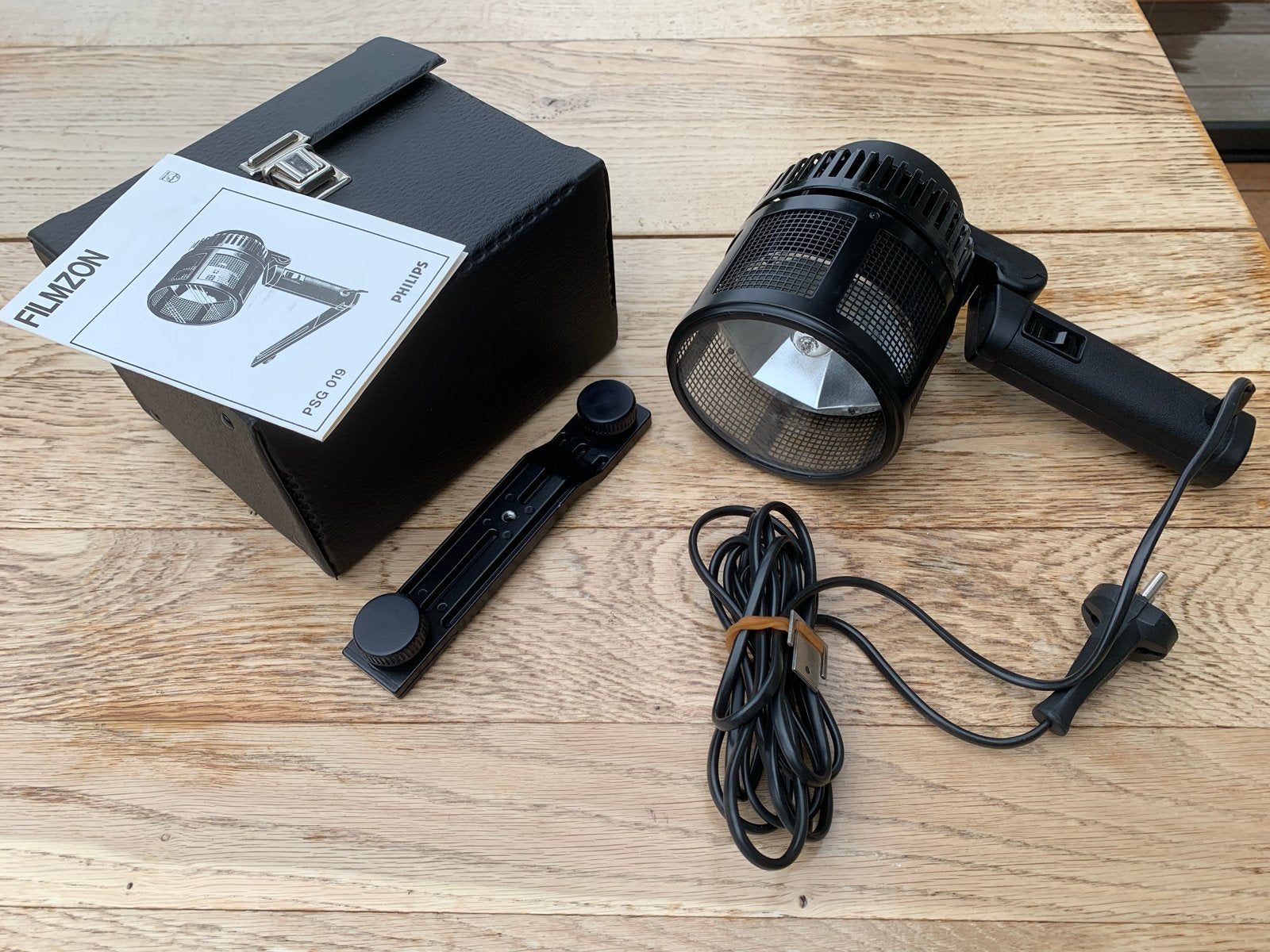Philips Filmzon PSG 019 - Vintage filmlicht met accessoires, Ophalen of Verzenden, Zo goed als nieuw, Philips, Inclusief accessoires