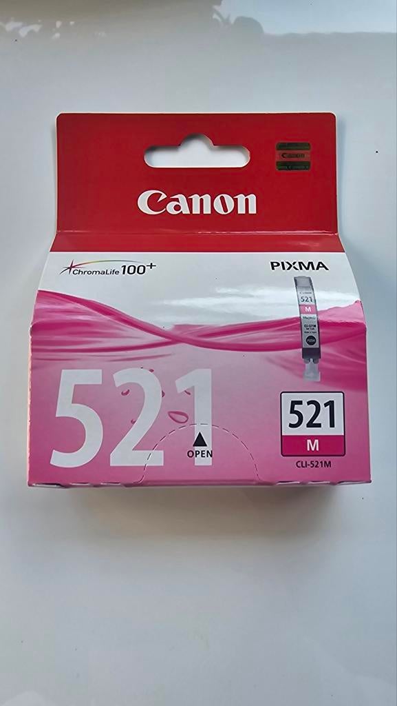 Canon CLI-521M Magenta Inktcartridge - Origineel, Ophalen of Verzenden, Nieuw, Cartridge, Canon