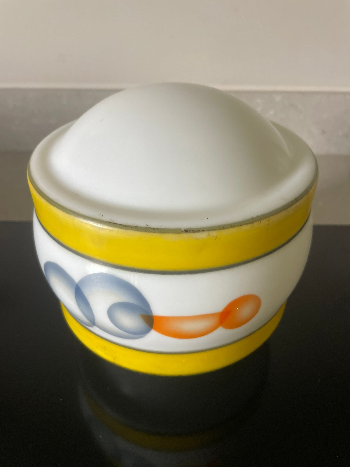 Artdeco retro vintage lampe bol, Ophalen of Verzenden