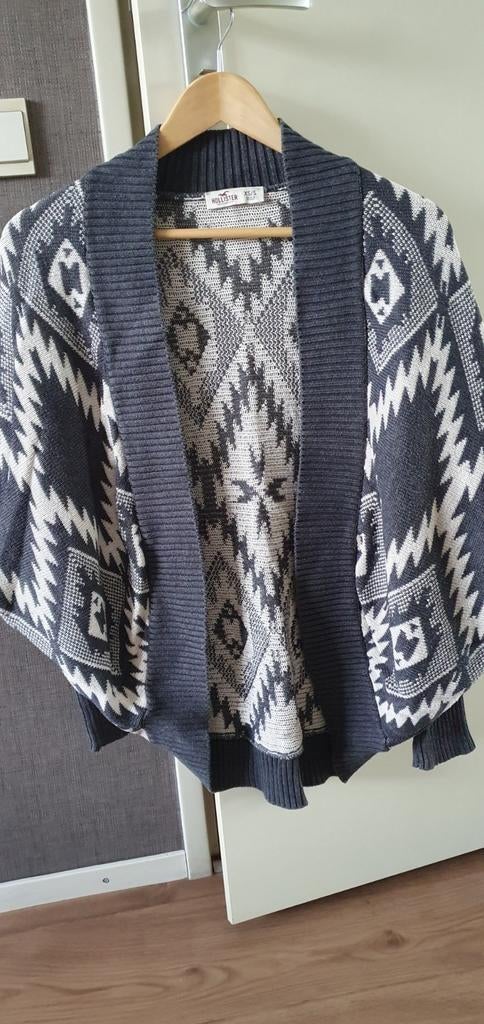 Hollister vest met aztec print, maat XS/S, Hollister, Ophalen, Maat 34 (XS) of kleiner, Grijs