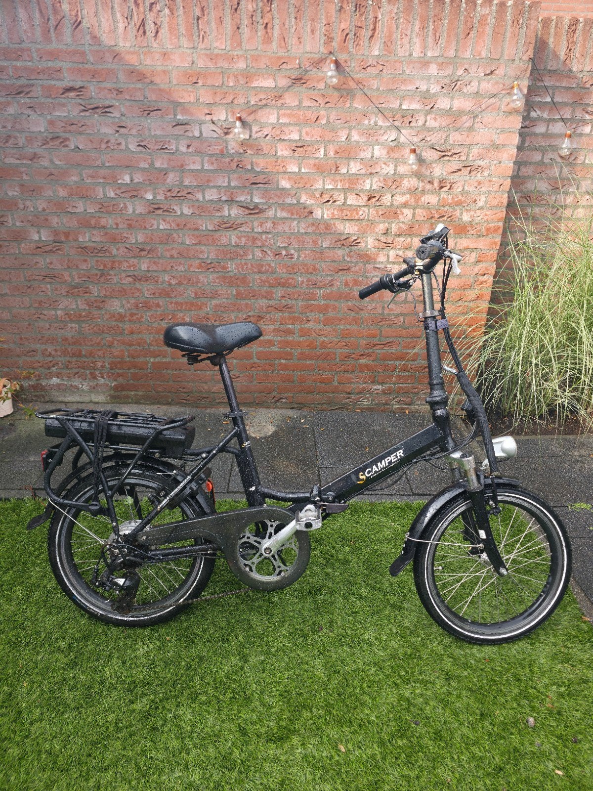 Scamper vouwfiets - trapondersteuning defect, z.g.a.n accu, Ophalen