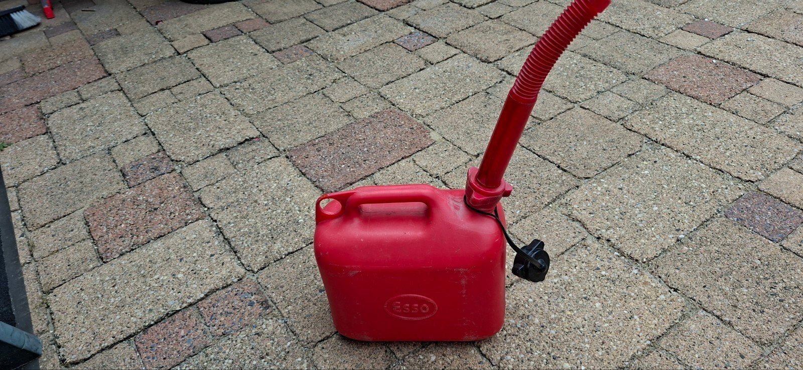 Vintage jerrycan 5 liter, Ophalen of Verzenden