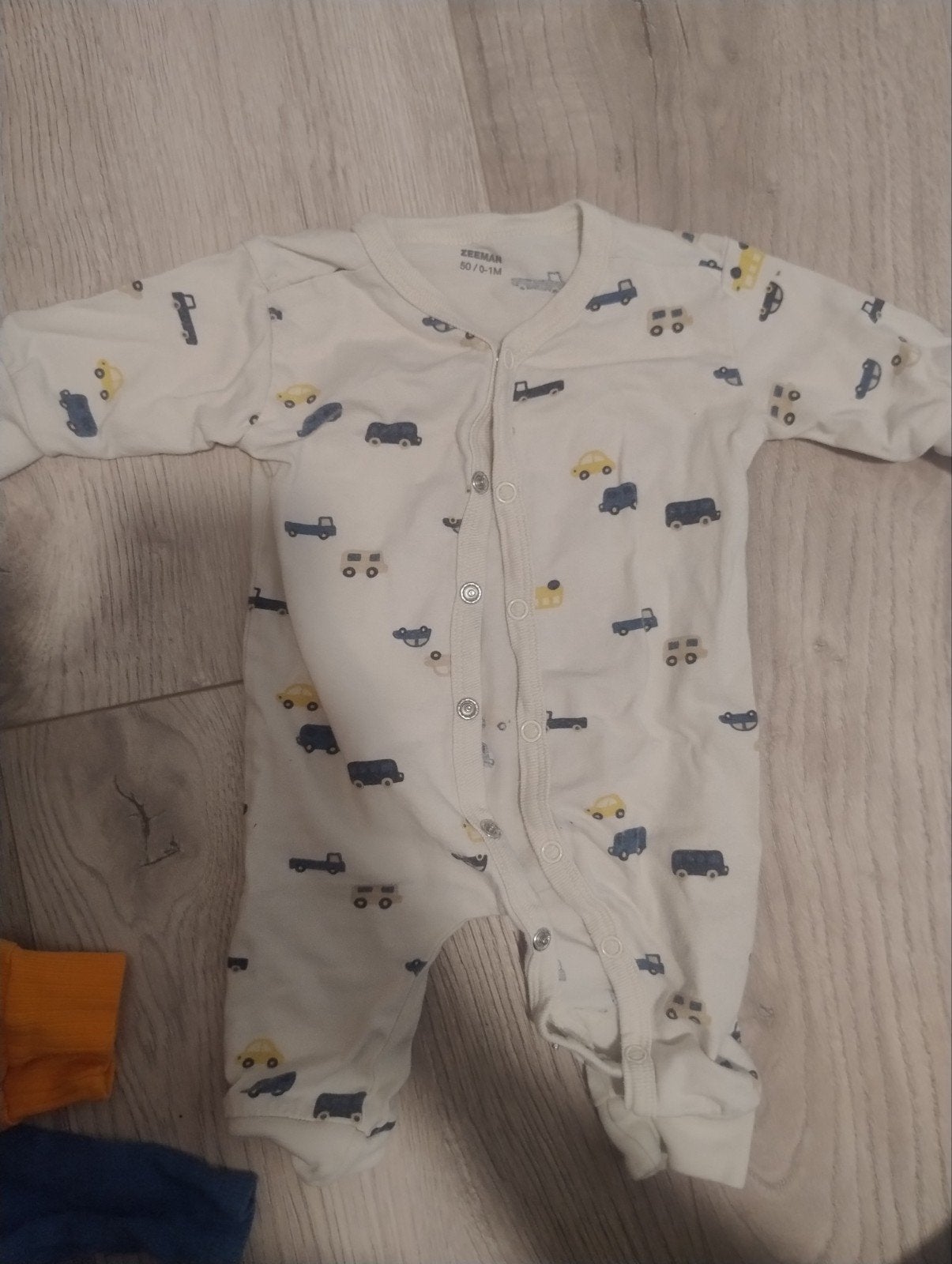 Zeeman Romper met auto's, maat 50/0-1M, Zeeman, Gebruikt, Jongetje of Meisje, Ophalen of Verzenden