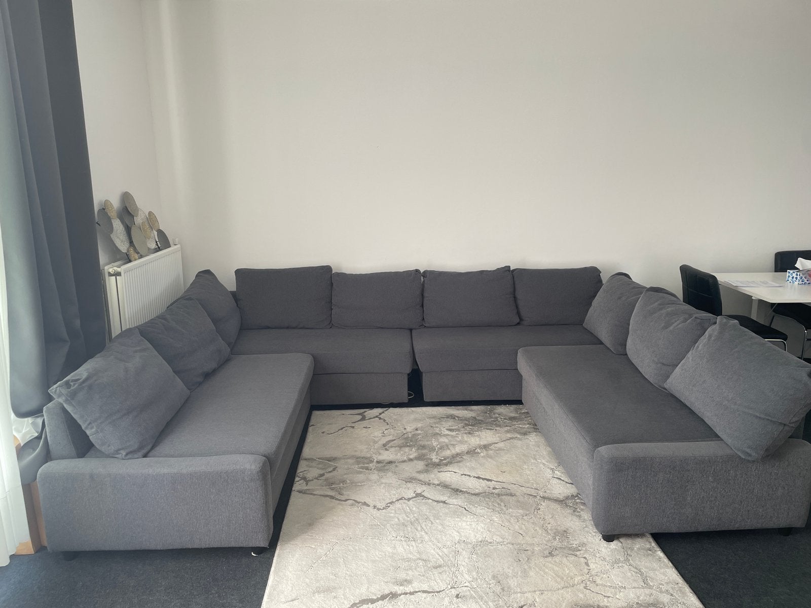 Ikea Friheten hoekbank met slaapfunctie en opbergruimte, Huis en Inrichting, Ophalen of Verzenden, Zo goed als nieuw, Tweepersoons