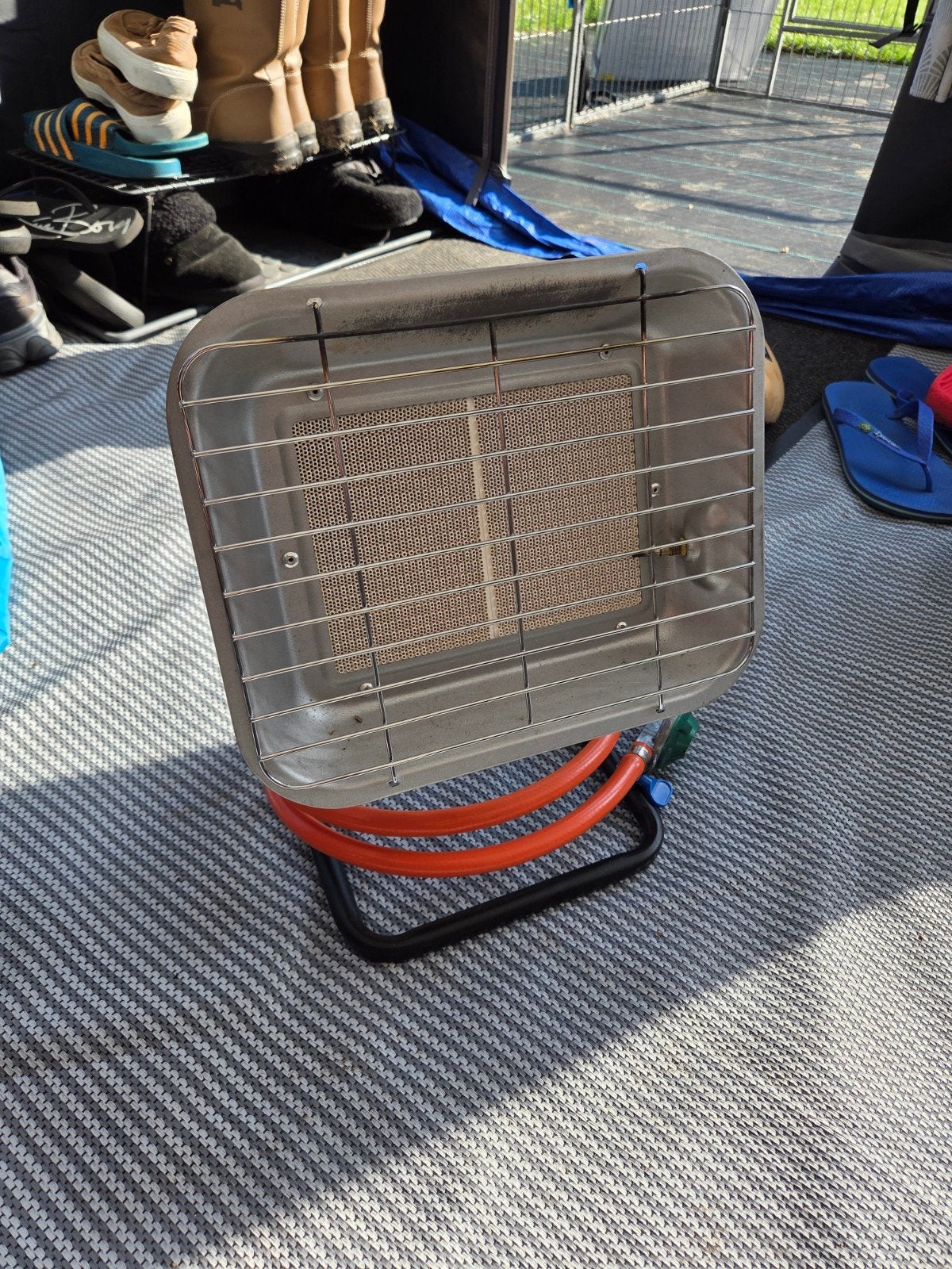 Gaskachel, Caravans en Kamperen, Caravan accessoires, Ophalen, Zo goed als nieuw