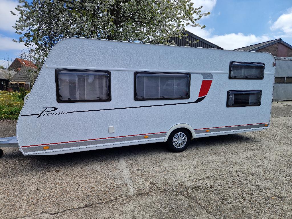 Burstner Premio 540 TK, 6 Pers. Stapelbed VT Mover 20950,- !, Caravans en Kamperen, Caravans, Bedrijf, tot en met 6, 1250 - 1500 kg