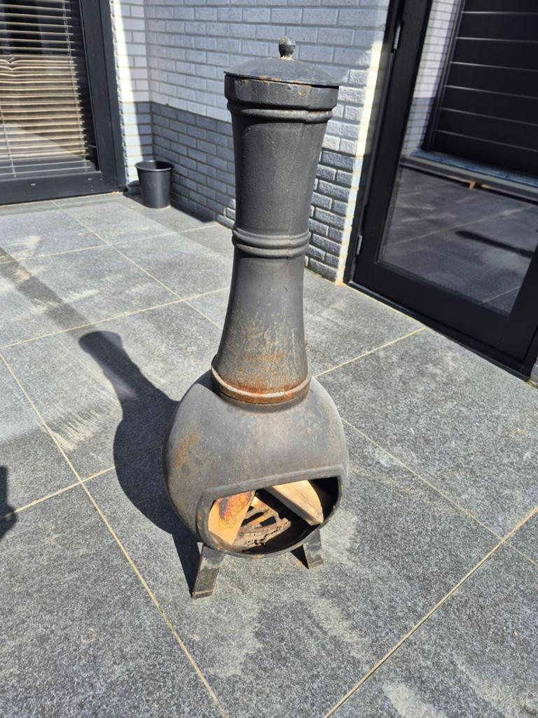 Tuinhaard Esschert Fancy flames, Tuin en Terras, Tuinhaarden, Ophalen