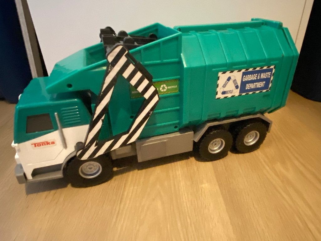 Tonka vuilnisauto met geluid €25, Ophalen of Verzenden, Zo goed als nieuw