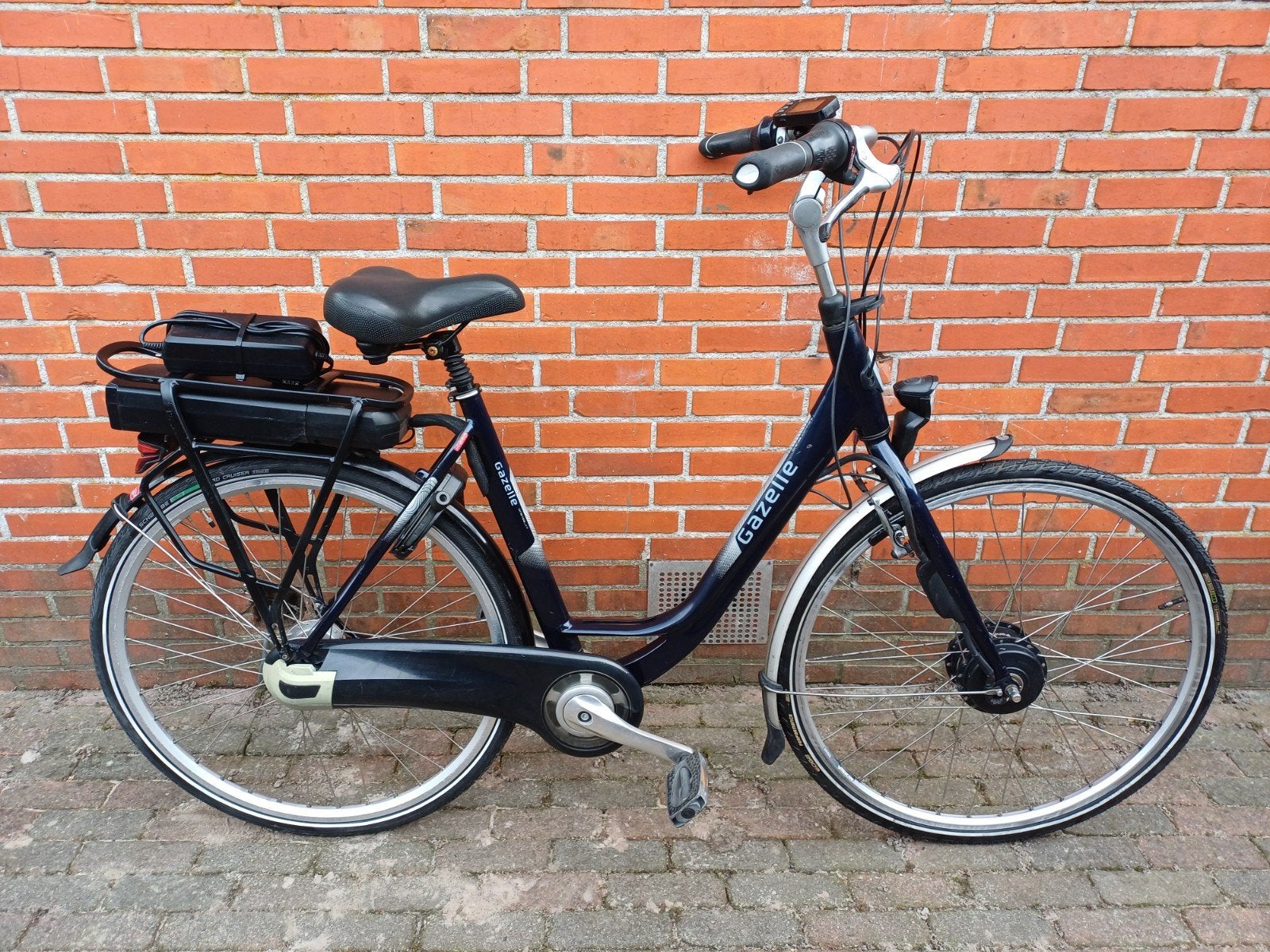 gazelle met voorwielmotor 28inch, Fietsen en Brommers, 51 tot 55 cm, Ophalen, Gebruikt, Gazelle