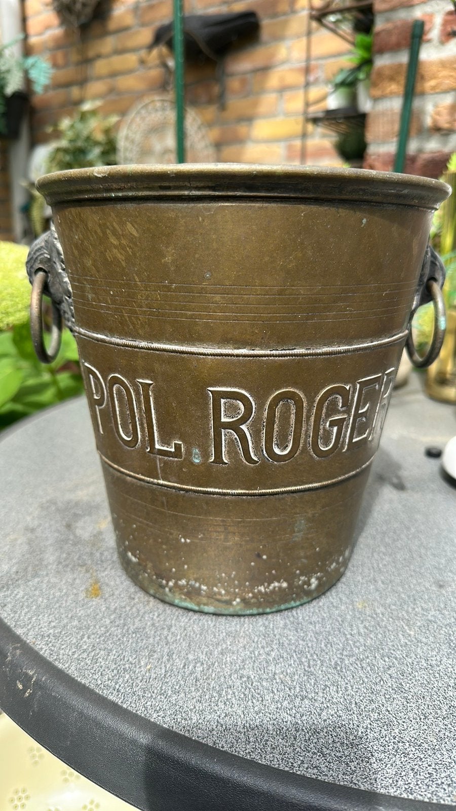 Antieke Pol Roger champagnekoeler Argit Paris Art Deco  ’30, Ophalen