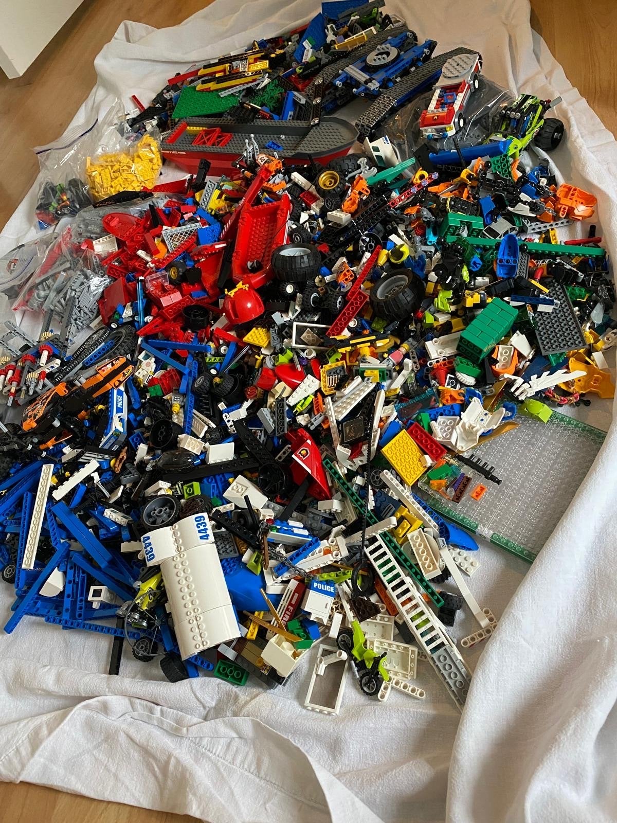 Grote partij LEGO met handleidingen en opbergboxen, Kinderen en Baby's, Speelgoed | Duplo en Lego, Ophalen, Gebruikt, Overige thema's
