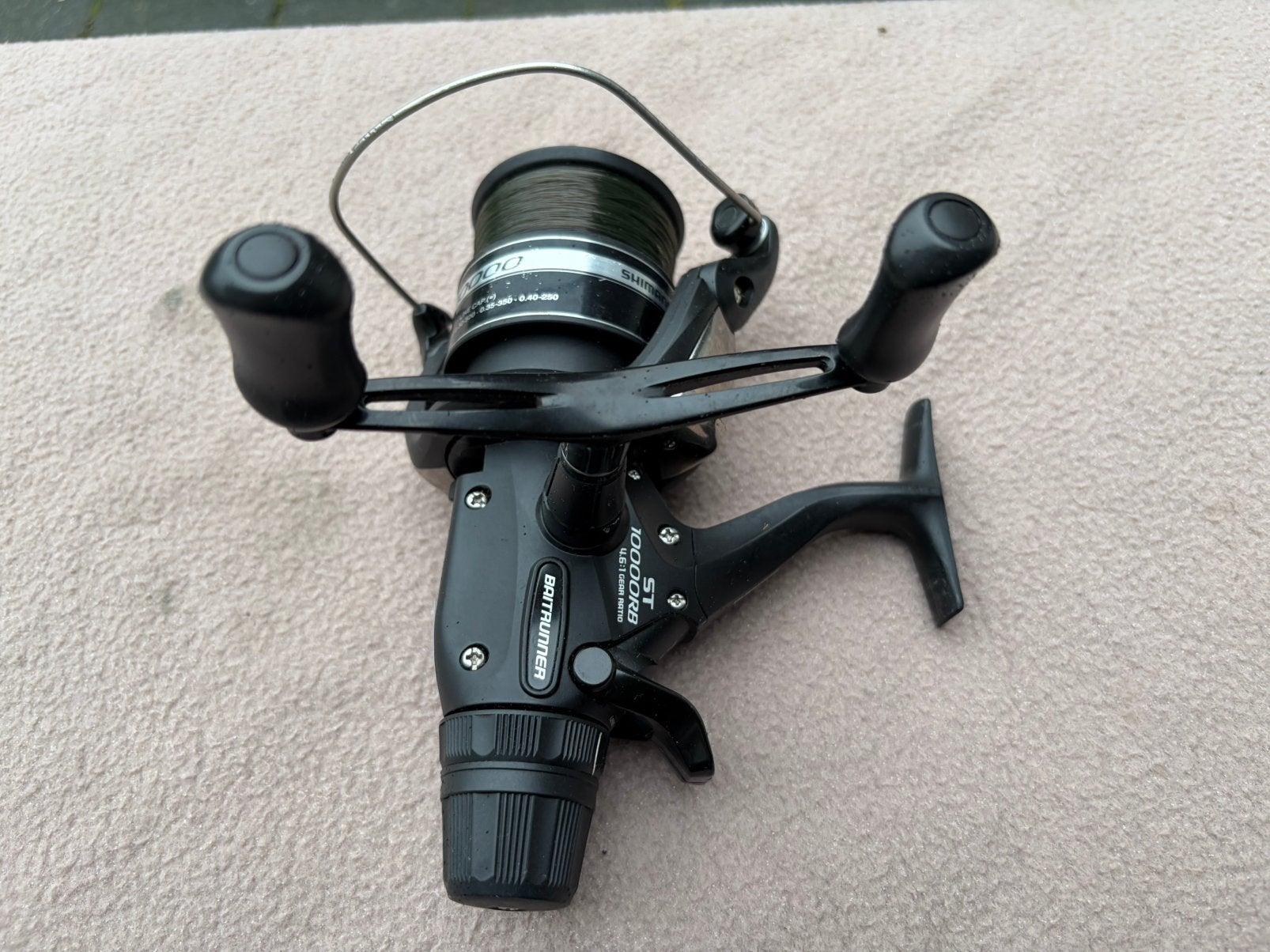 Shimano st10000rb baitrunner molen, Ophalen of Verzenden, Gebruikt, Molen