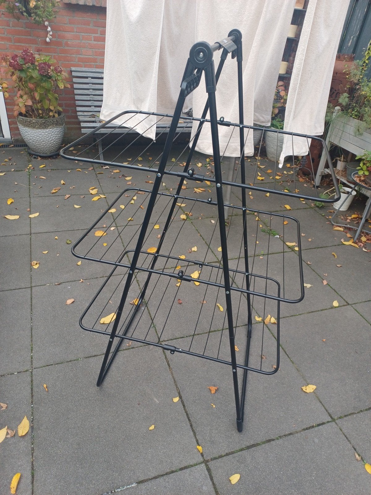 Bodo Droogrek 3 Niveaus - 23m Drooglengte, Tuin en Terras, Ophalen of Verzenden, Zo goed als nieuw, Wasrek