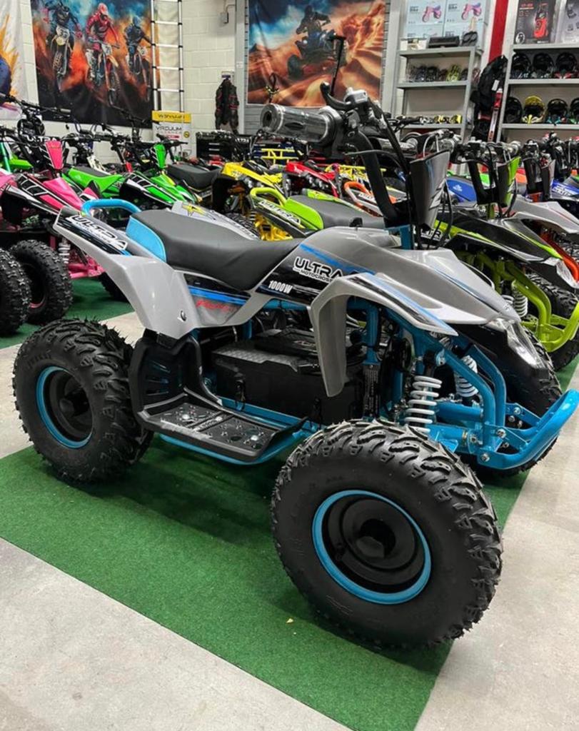 Nieuw‼️Blauw Elektrische Kinderquad Racing Accu 1000W 48V, Dr.Nolenslaan 157E 6136GM Sittard, Nieuw, Ophalen of Verzenden, Info@roadmax.nl