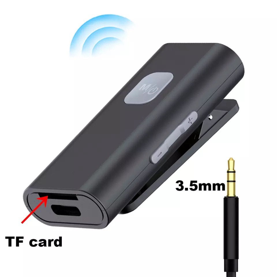 Bluetooth 5.0 ontvanger en mp3 speler met klip (nieuw), Ophalen of Verzenden, Zo goed als nieuw, Overige typen