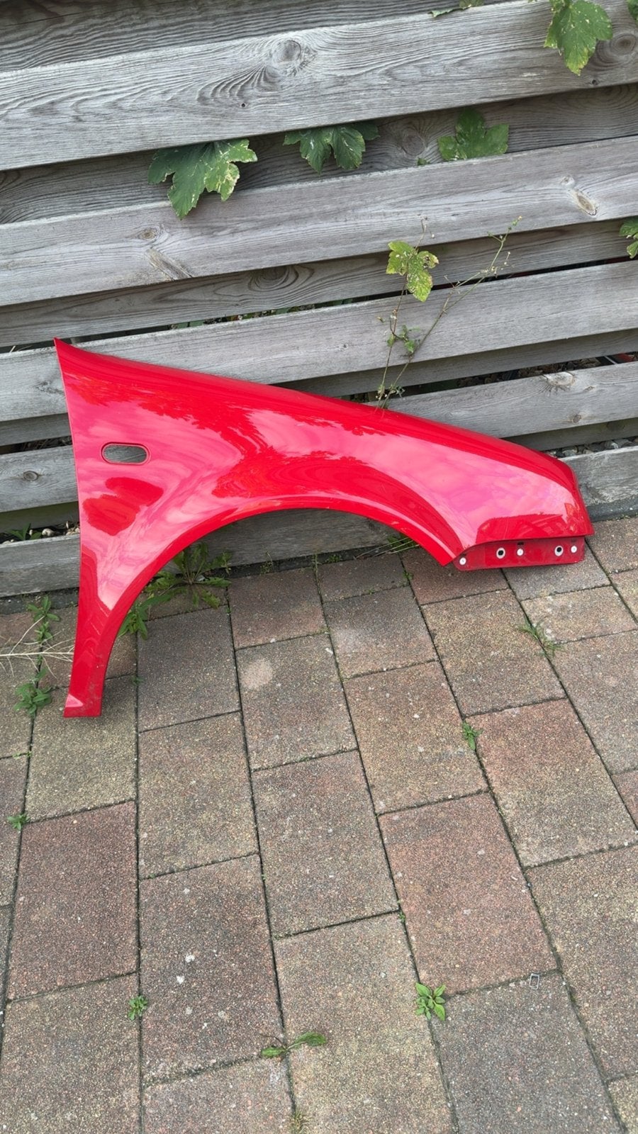 Origineel Volkswagen Golf 4 spatbord - rood, met werk, Ophalen, Gebruikt, Spatbord, Volkswagen