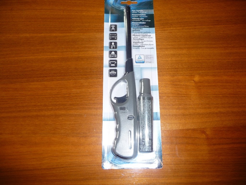 Gasaansteker + navulgas. Nieuw in verpakking., Ophalen of Verzenden, Nieuw