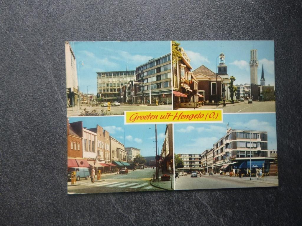 Hengelo, hotel/auto/ Oase 1972, Verzenden, 1960 tot 1980, Gelopen, Overijssel