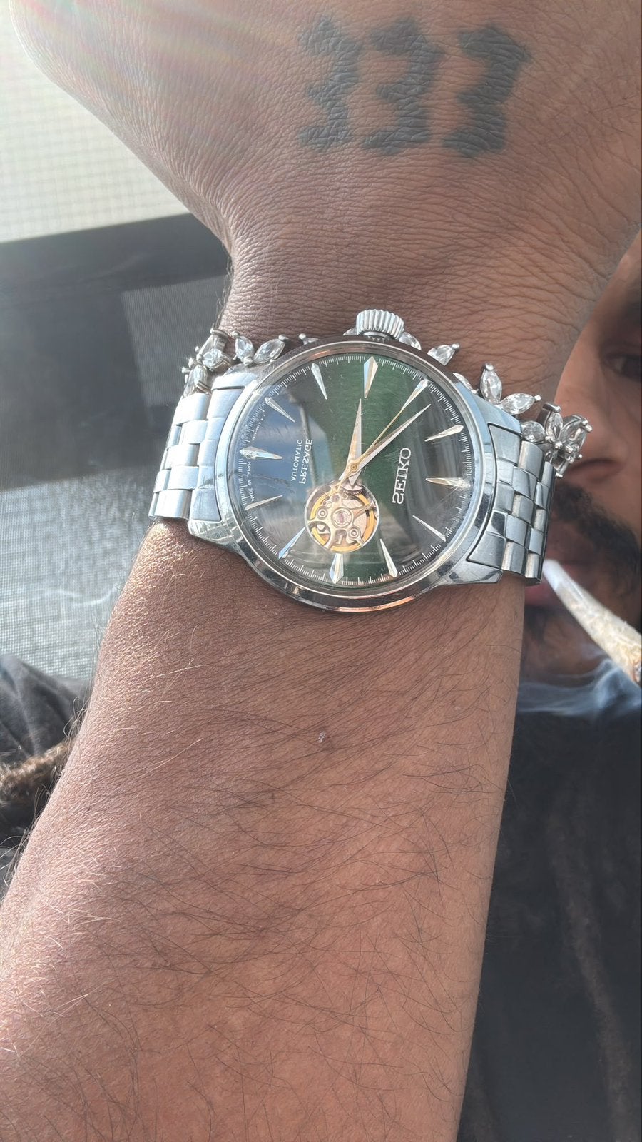 Seiko Presage Automatic Horloge, Ophalen, Staal, Polshorloge, Zo goed als nieuw