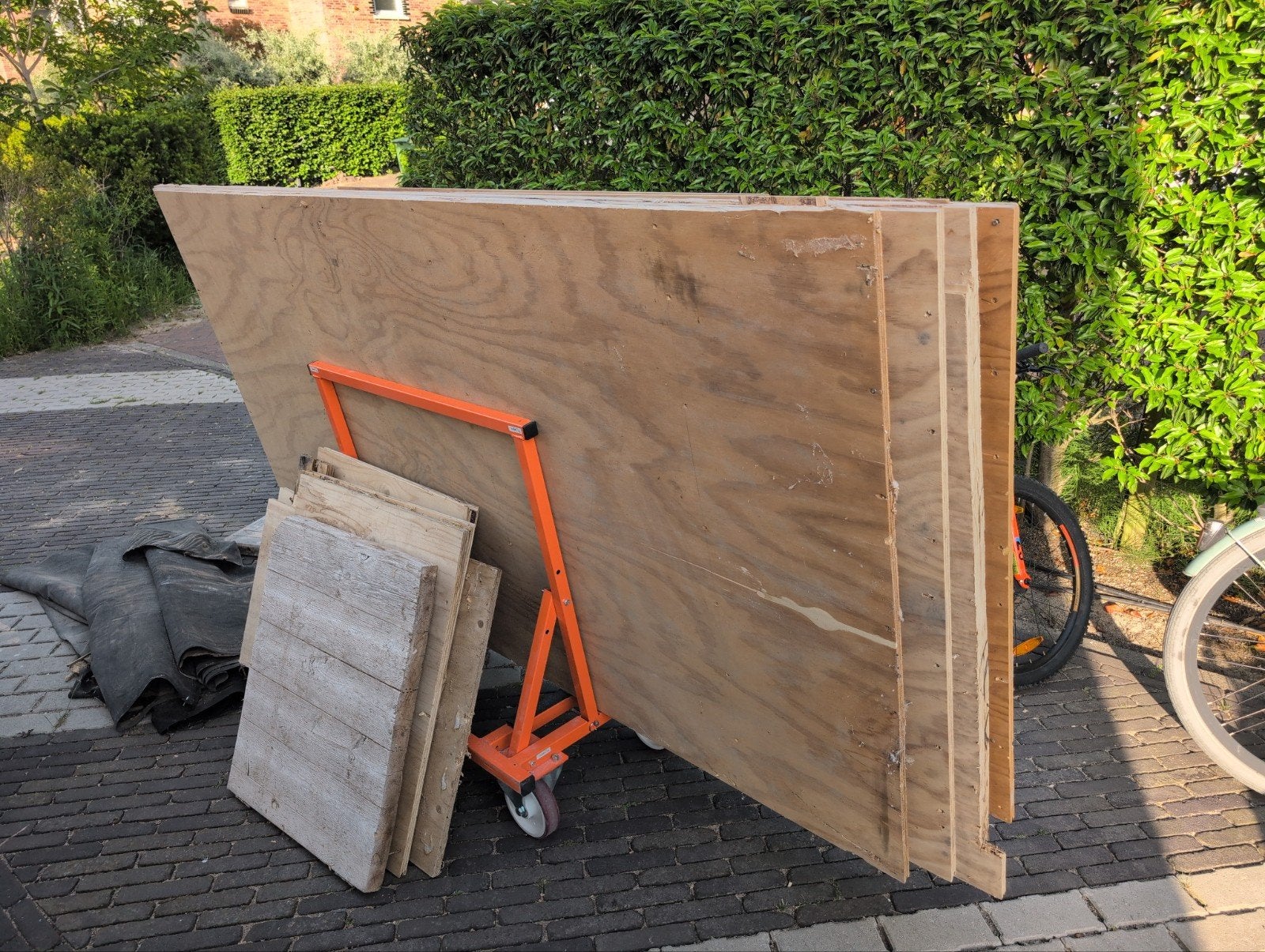 Gratis af te halen: Houten multiplex platen, Doe-het-zelf en Verbouw, Hout en Planken, Ophalen