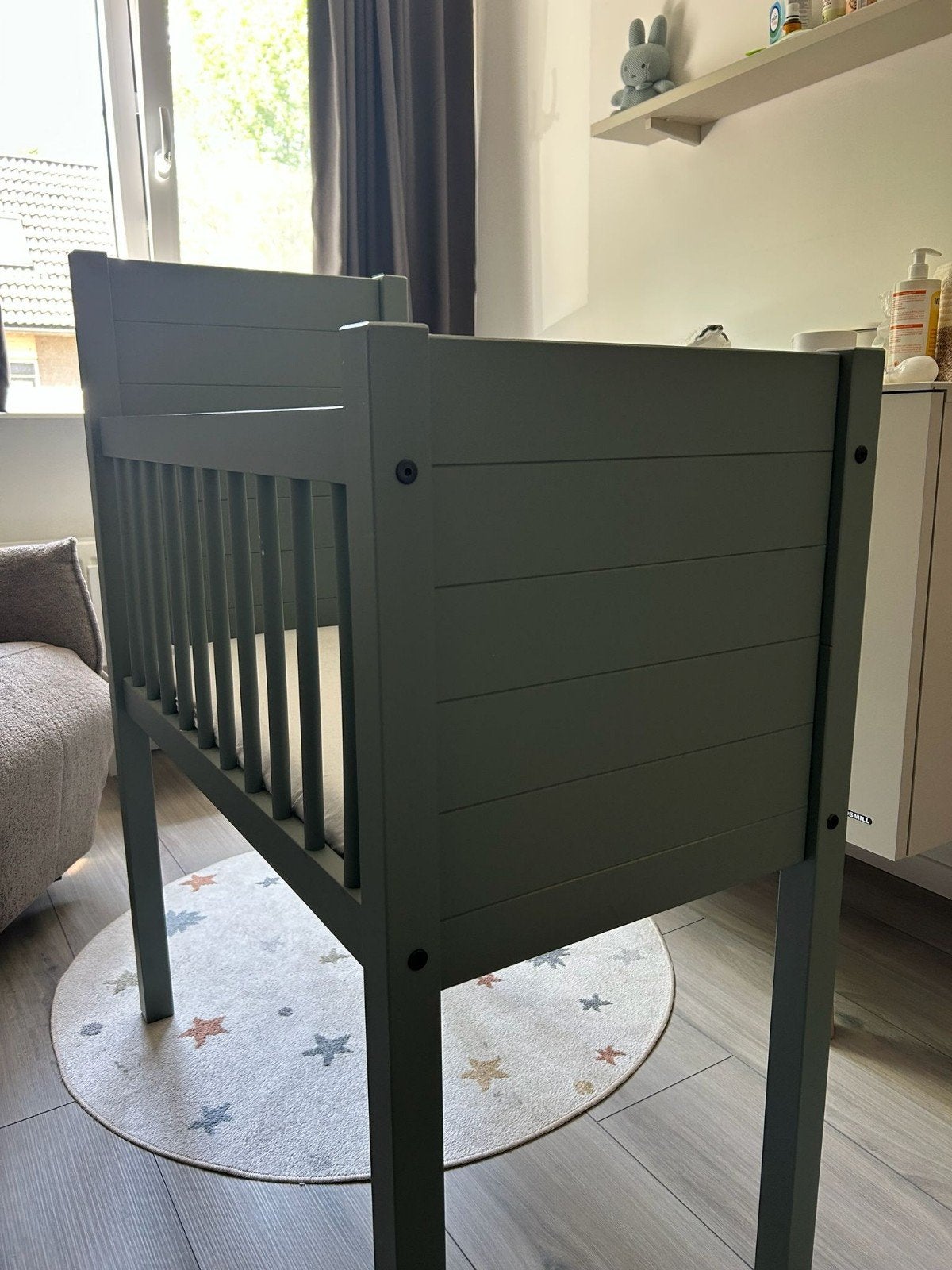 Kidsmill Wieg Noa II Sea Green - Zo goed als nieuw, Ophalen, Zo goed als nieuw, Wieg