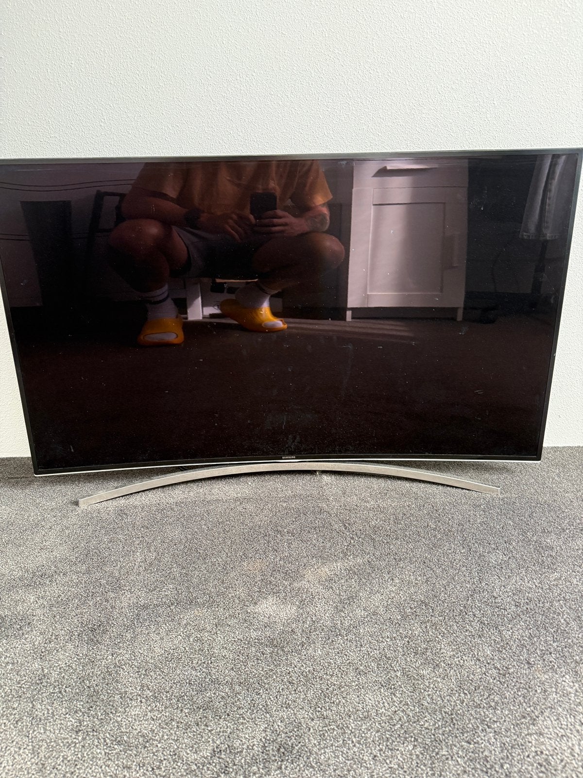 Samsung UE48H8000SL Curved Smart TV, Ophalen, Zo goed als nieuw, 100 Hz, Samsung