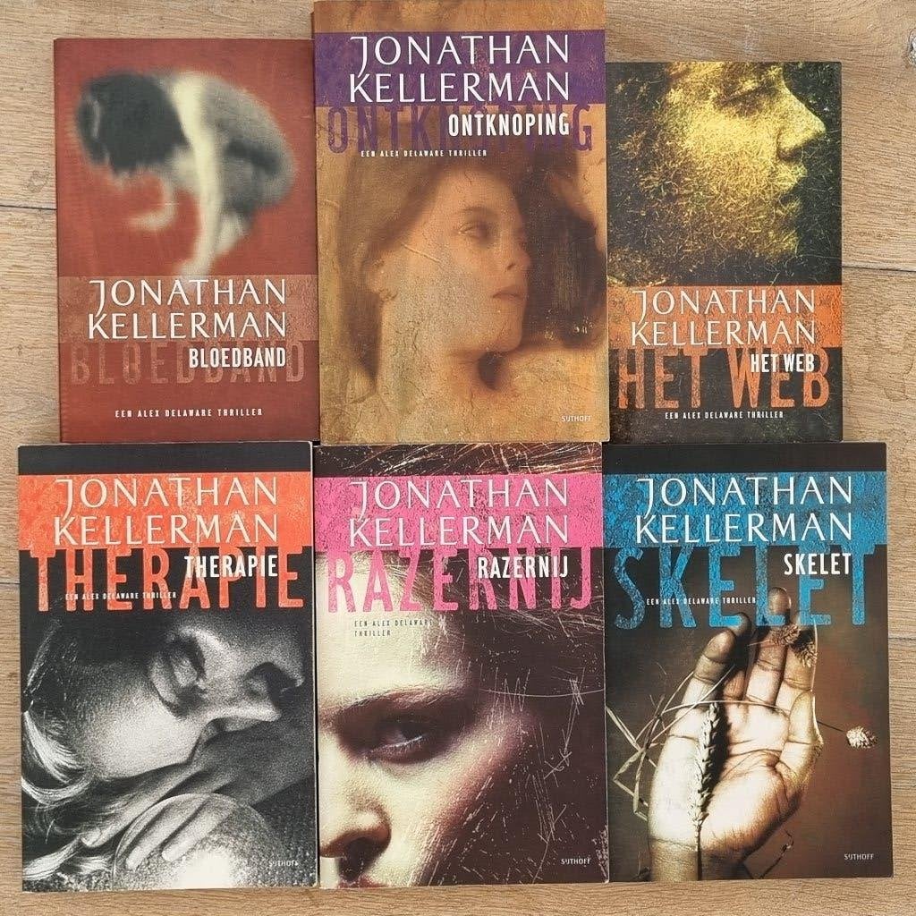 Jonathan Kellerman, 6 delen, Gelezen, Ophalen of Verzenden, Nederland, Jonathan Kellerman