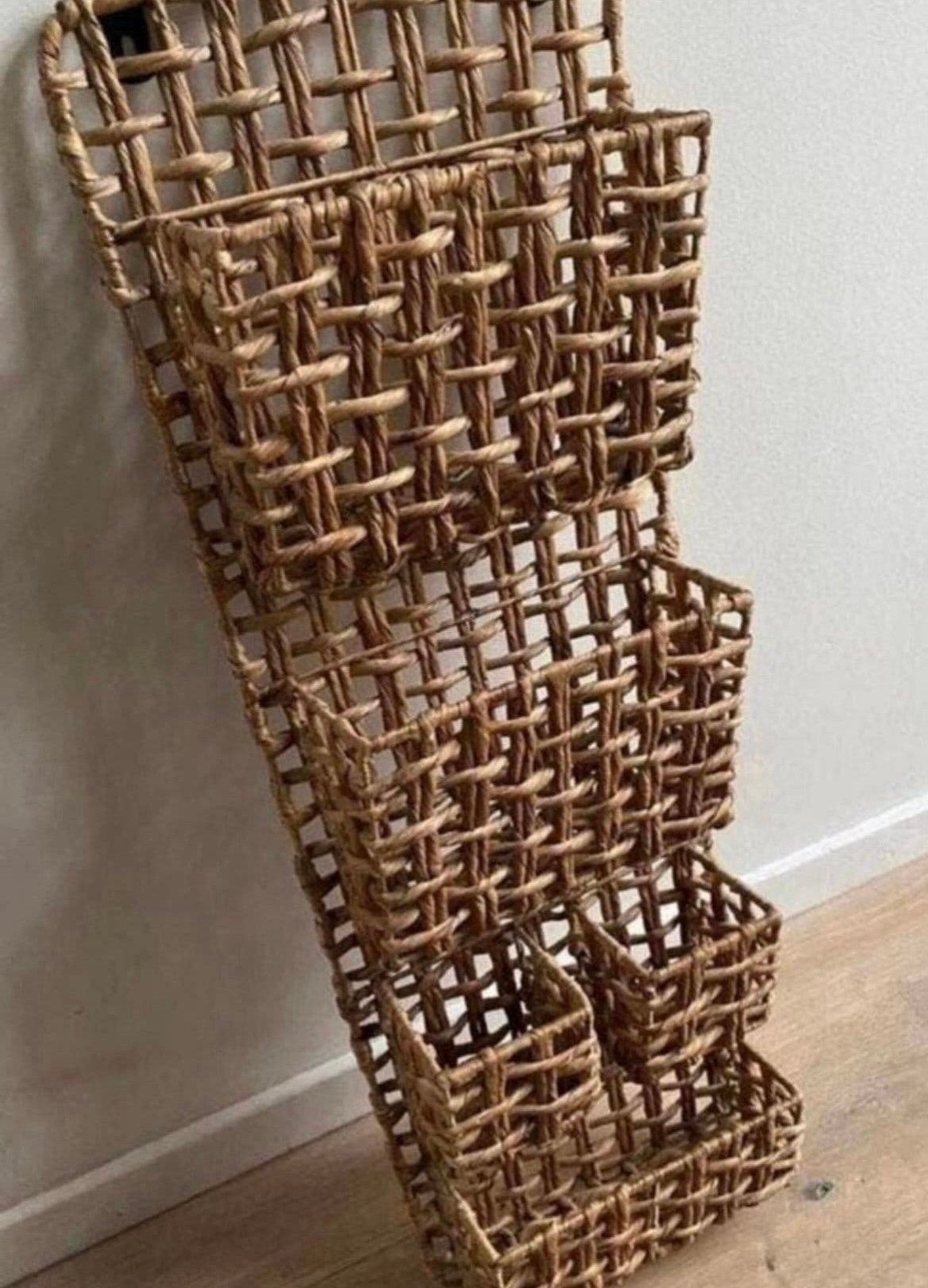 Rotan muur-organiser, Huis en Inrichting, Ophalen, Zo goed als nieuw, Rechthoekig, Riet