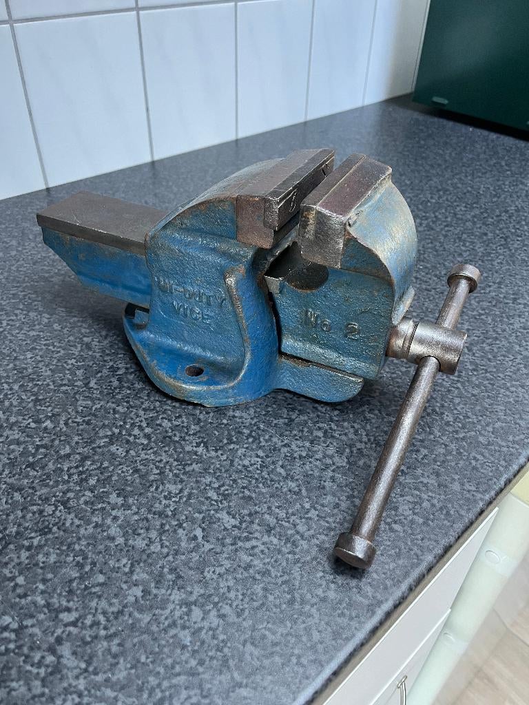 Paramo Hi-Duty vice No2 bankschroef 90 mm ., Ophalen, Gebruikt, 70 tot 120 cm, Bankschroef