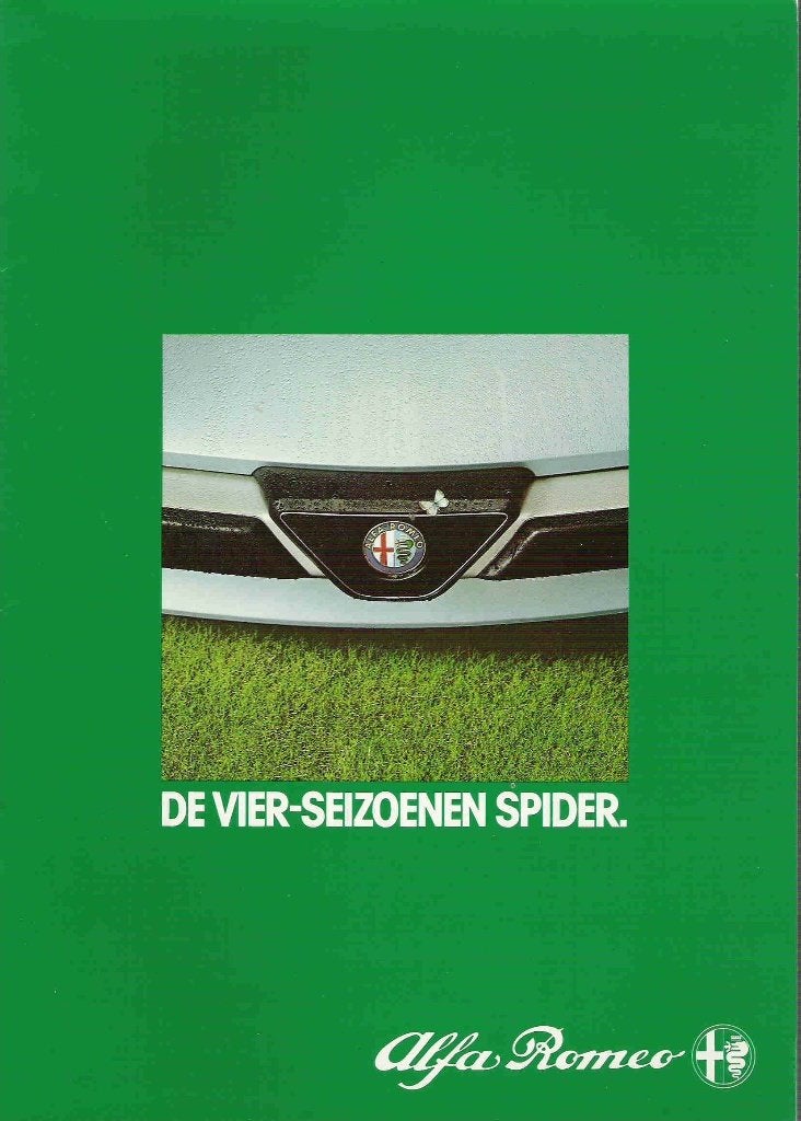 Alfa Romeo Spider (cabrio) folder, Ophalen of Verzenden, Zo goed als nieuw, Alfa Romeo