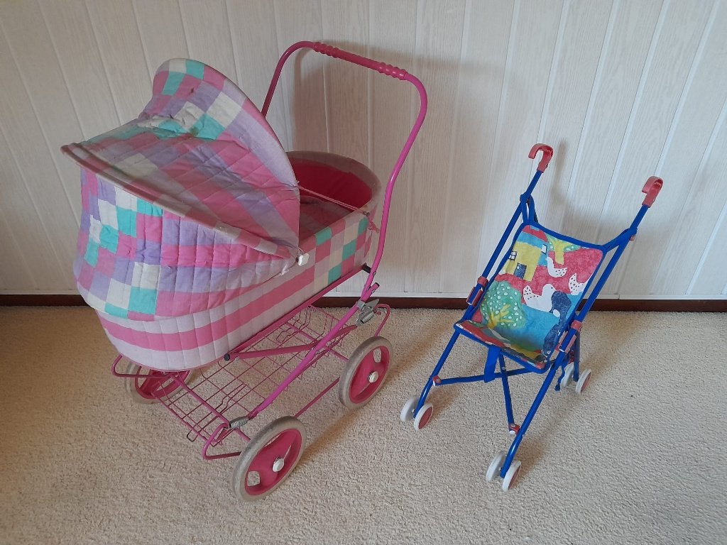 2 poppenwagens, Ophalen, Gebruikt, Babypop