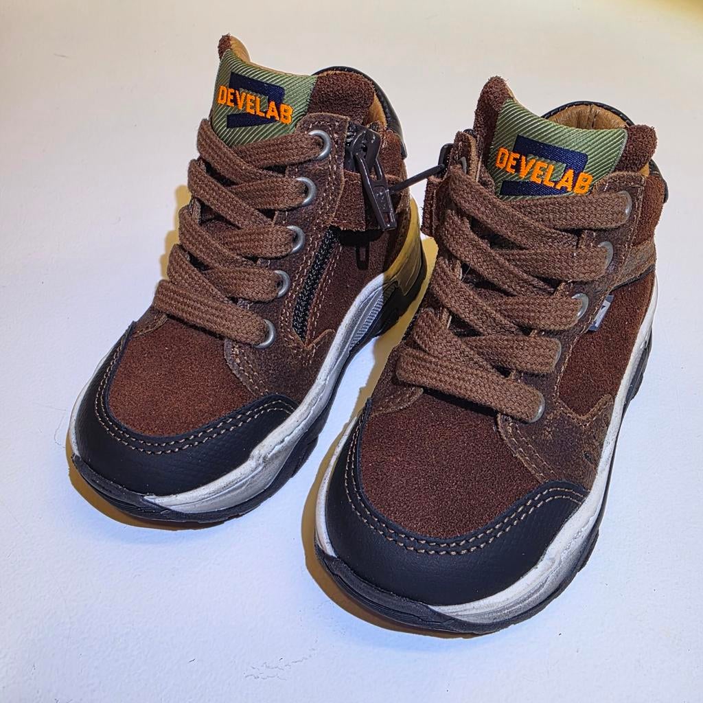 Stoere Develab Hoge Sneakers / Veterboots - Maat 20 nieuw, Develab, Laarsjes, Nieuw, Ophalen of Verzenden