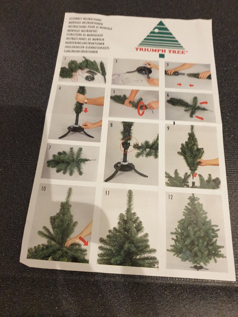Kerstboom + accesoires, Diversen, Kerst, Ophalen, Gebruikt