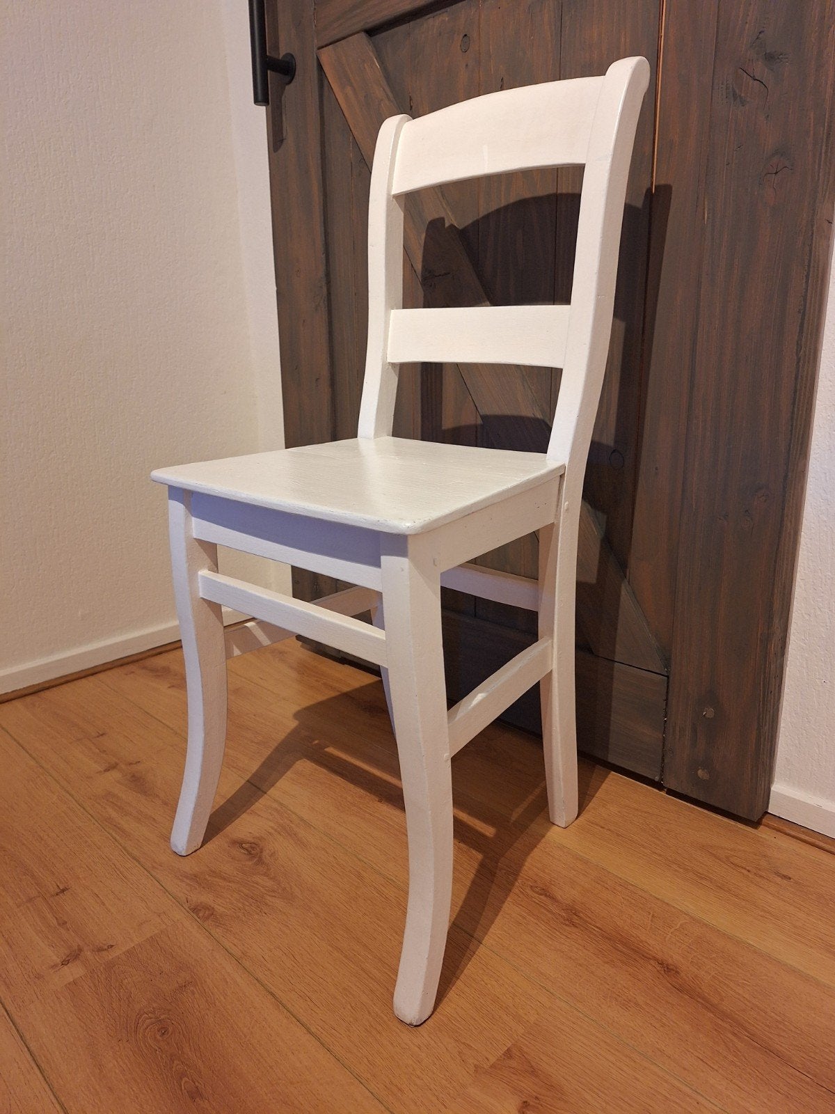 houten landelijke stoel, Huis en Inrichting, Stoelen, Ophalen