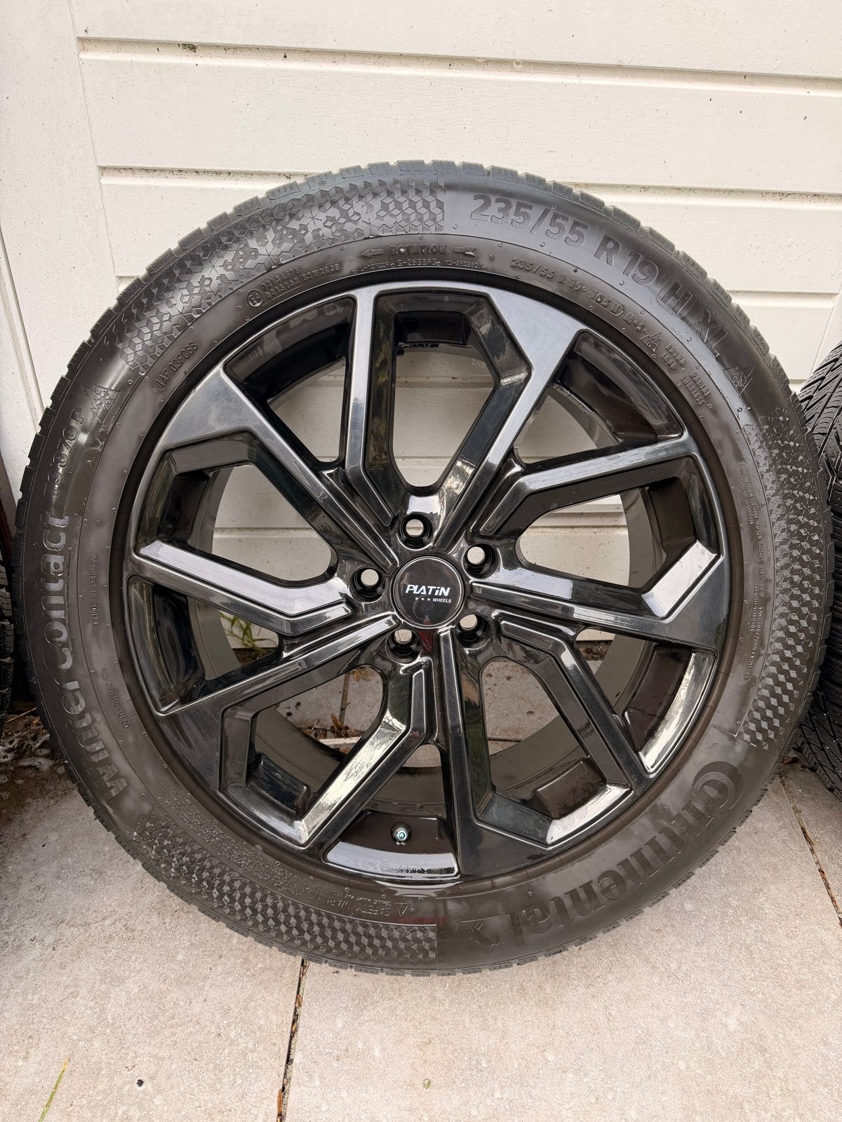 Volvo XC90/XC60 Platin 19 inch velgen met winterbanden, Ophalen, Gebruikt, Volvo