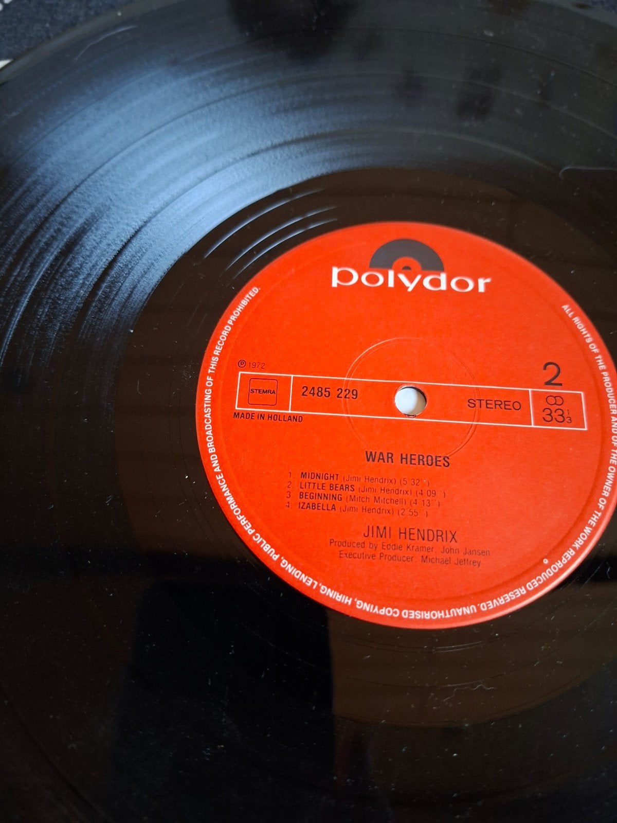 jimmy hendrix, Cd's en Dvd's, Ophalen of Verzenden, Zo goed als nieuw, Overige formaten, Poprock