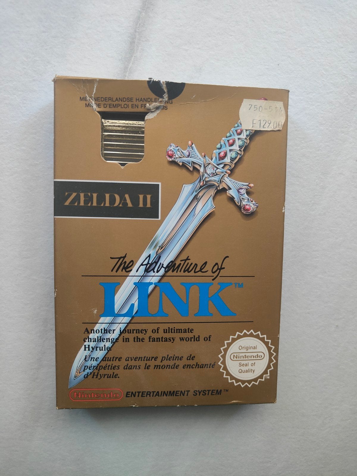 Zelda II The Adventure of Link NES – PAL – Compleet met doos, Avontuur en Actie, Gebruikt, 1 speler, Ophalen of Verzenden
