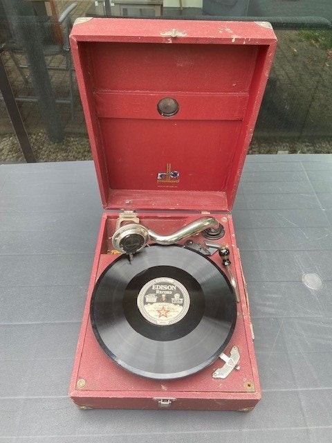 Retro Koffergrammofoon opknapper, Ophalen of Verzenden, Audio en Video