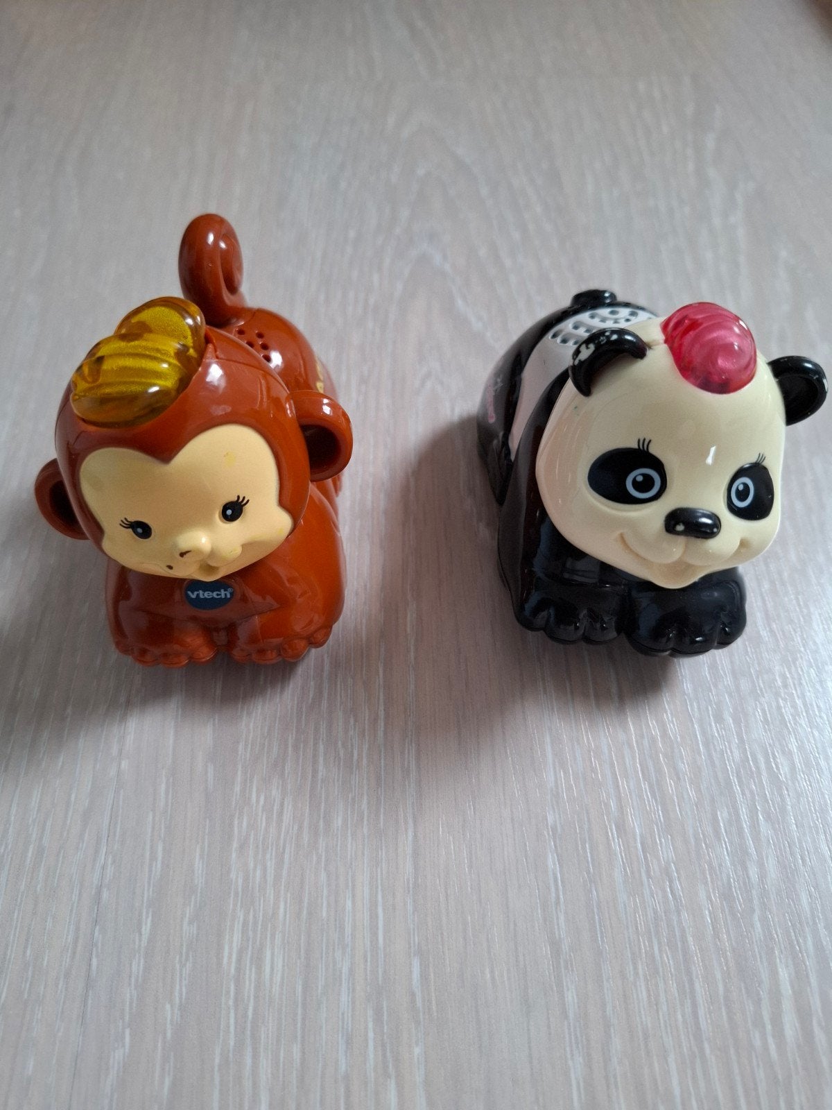 VTech Zoef Zoef Dieren aap en panda, Ophalen of Verzenden, Gebruikt, 6 maanden tot 2 jaar