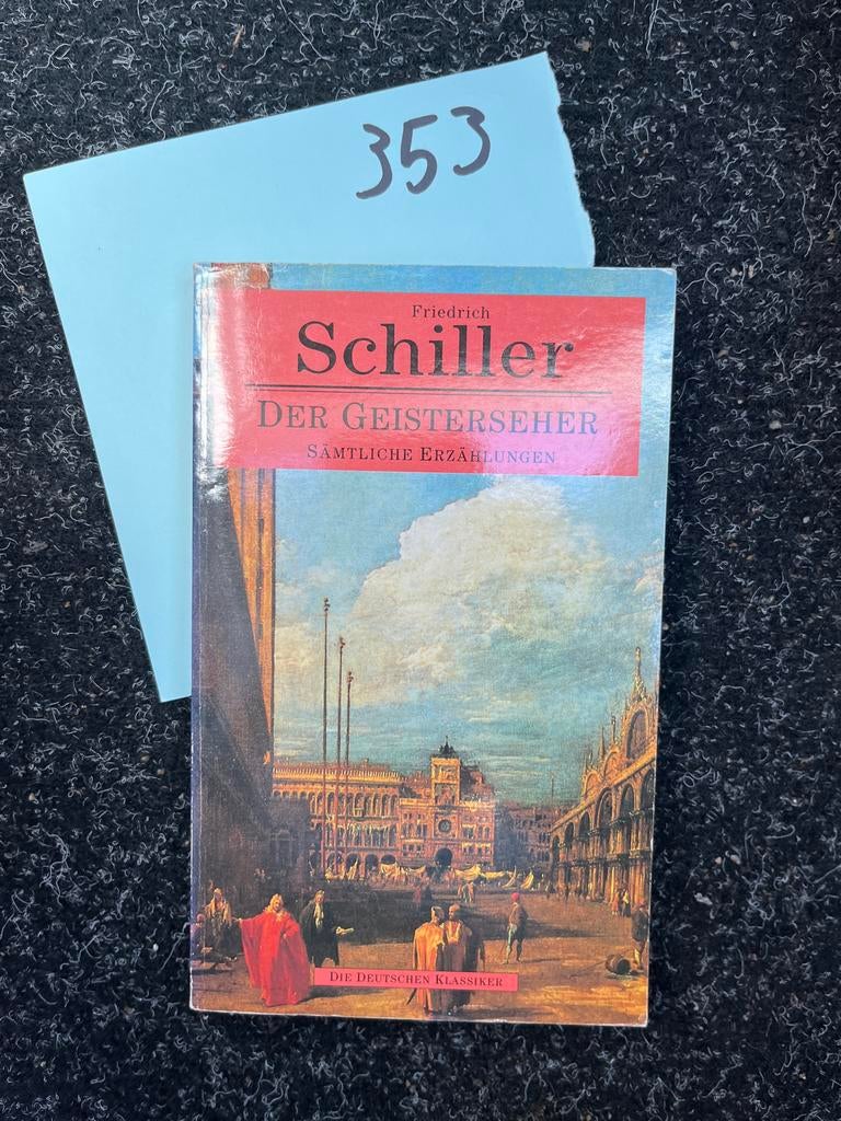 Friedrich Schiller - Der Geisterseher, Boeken, Ophalen of Verzenden, Zo goed als nieuw, Europa overig