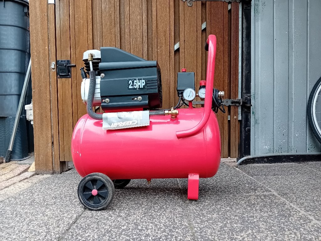 CARPOINT COMPRESSOR  50 LITER, Doe-het-zelf en Verbouw, Ophalen, Gebruikt, 6 tot 10 bar, 25 tot 100 liter