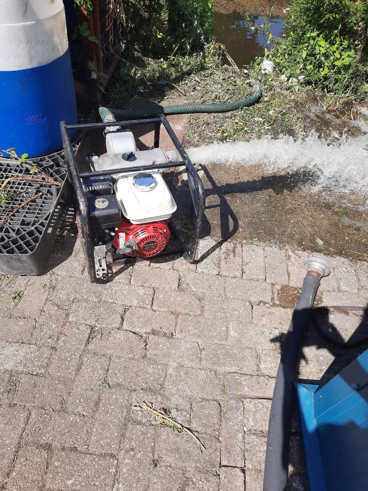 Honda gx 160 waterpomp 6.5 bar, Ophalen, Gebruikt, Beregeningspomp